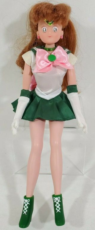 2000 Sailor Moon 11.  5 " Sailor Jupiter Deluxe Adventure Doll Irwin Toys Red Hair