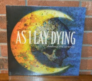 As I Lay Dying - Shadows Are Security,  Ltd Opaque Teal Marble Vinyl Lp,  Poster