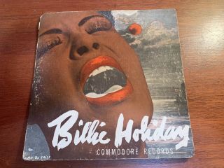 Billie Holiday Volume 1 Commodore Fl 20,  005 10 " 33 1/3 Rpm