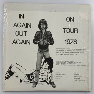 Rolling Stones : In Again Out Again On Tour 1978 Lp Oakland Records M - Not Tmoq