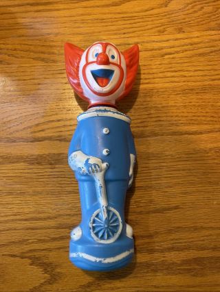Vintage 1960s Bozo The Clown Soaky Soakies Bottle