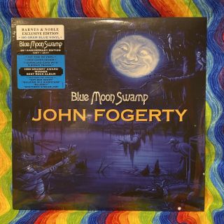 John Fogerty " Blue Moon Swamp " Lp 180g Blue Colored Vinyl Ccr Oop