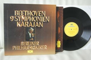 Dgg 2740172 Herbert Von Karajan Beethoven 9 Symphonien 8x Lp Ed1 Box Set