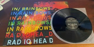 Radiohead - In Rainbows - 1st Press Vinyl Record Lp 2008 Tbd0001 Nm/nm