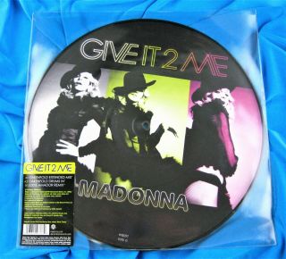 Madonna Give It 2 Me 12  Vinyl Picture Disc Record Uk Lp Promo Hype 2008