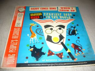 Groucho Marx Funniest Song In The World Lp Vg Young People 