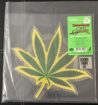 Cheech & Chong Up In Smoke Rsd 2019 Picture Disc Vinyl Pot Leaf Shaped