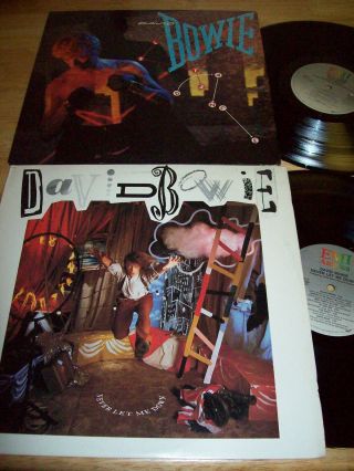 2 David Bowie Near 12 " Vinyl Lps 1983 Let 