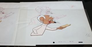 THE BUGS BUNNY SHOW DR.  MOUSE SET CEL SKETCHES DRAWING 2
