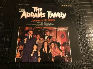 1986 Music From The Addams Family Rca Lsp - 3421 Vinyl Record Great Shape
