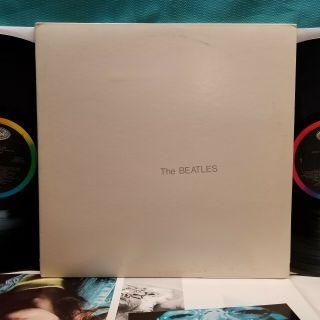 The Beatles White Album Untitled Capitol Rainbow Labels SWBO101 POSTERS 2