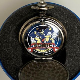 【rare】 Sega Sonic The Hedgehog Pocket Watch 20th Limited Edition Japan