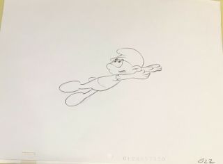 The Smurfs Animation Art Drawing Hanna - Barbera