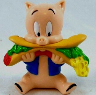 Porky Pig Pvc Toy Figure Warner Brothers Sub Sandwich 