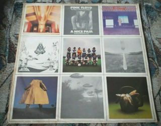 Pink Floyd Hyper Rare Zimbabwe Press Pair Led Straits Bowie Queen U2 Sabbath