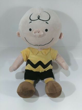 Kohls Cares Peanuts Charlie Brown Plush Doll Stuffed Animal Figure Toy 15 "