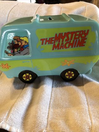 Vintage Scooby Doo Ceramic The Mystery Machine Piggy Bank