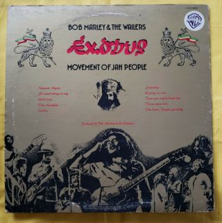 Bob Marley And The Wailers Exodus Vinyl Record 1977 By Island Record