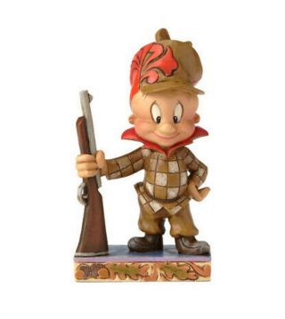 Rare Jim Shore Enesco Looney Tunes Elmer Fudd Figurine Happy Hunter 4054867 Nib