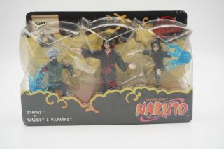 Naruto Itachi Vs Sasuke & Kakashi Sharingan Battle Mattel Figure Set