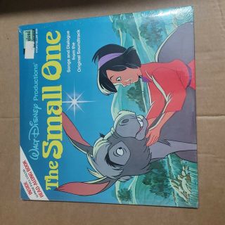 Walt Disney The Small One Story Songs 1978 Lp Vinyl & Illustrated Book 3820