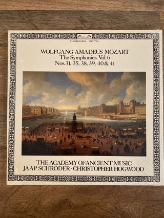 Academy Of Ancient Music Mozart: Symphonies 31,  35,  38 - 41 4 Lp Box Set
