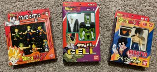 Dragon Ball Z Cell,  Vegetto,  And Full Color Battle Set 5 Bandai 1994 Vol 11 & 22