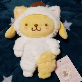 Pom Pom Purin Koneko - Neko Cats Plush Doll Sanrio Cat Kawaii