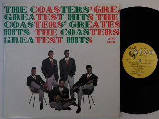 The Coasters Greatest Hits Atco Lp Harp Label Doo Wop R&b Searchin