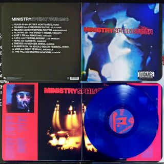Ministry - Sphinctour Live 1996 2 X Lp - Colored Vinyl Album Record
