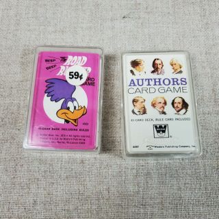 Warner Bros 1976 Beep Beep The Road Runner Card Game And Whitman Authors