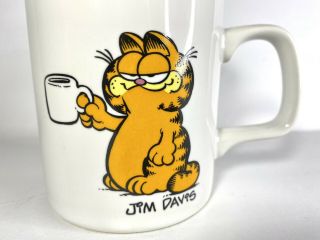 Vintage Garfield Jim Davis Ceramic Coffee Mug Tea Cup Herbal Tea Enesco
