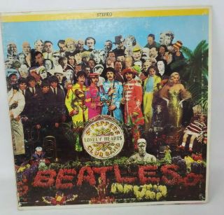 Beatles Sgt.  Peppers Lonely Hearts Club Band 12 " Vinyl Record Capitol Rainbow