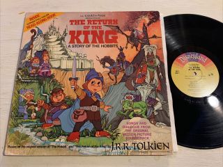 Lotr The Return Of The King A Story Of Hobbits Lp Disneyland,  Booklet Vg,