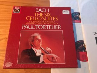 Emi Sls 1077723 Digital Js Bach - Solo Cello Suites Paul Torteler 3 Lps Nm