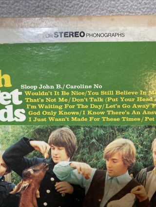 The Beach Boys - Pet Sounds - DT - 2458 - vinyl LP - us Stereo 2