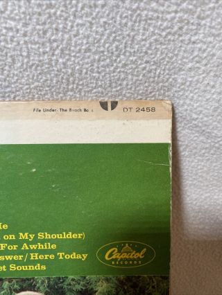The Beach Boys - Pet Sounds - DT - 2458 - vinyl LP - us Stereo 3