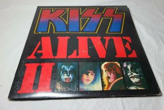 Kiss Alive Ii | 2 Lp Record Album | Casablanca Nblp 7076 - 2 | 1977 | W/ Booklet