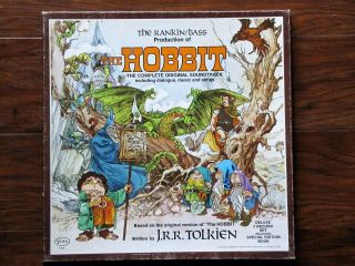 Rankin / Bass The Production Of The Hobbit 1977 Vinyl Buena Vista Box Set