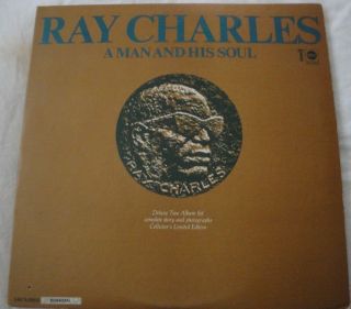 Ray Charles A Man And His Soul Deluxe Two Album Set Vinyl Lp 1967 Abc Records Ex