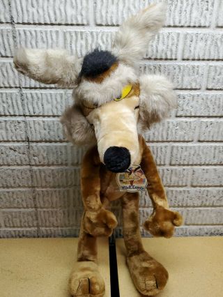 Vintage 24k Special Effects Wile E.  Coyote 30 " Plush 1993 Warner Poseable