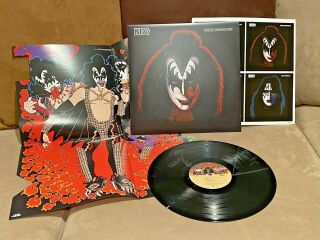 Gene Simmons Kiss Solo 1978 2014 Reissue Album Lp Record Vinyl W Poster