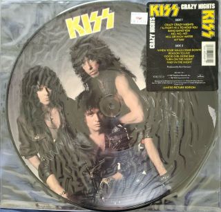 Kiss Crazy Nights Vintage Vinyl Lp - Limited Picture Edition 1987