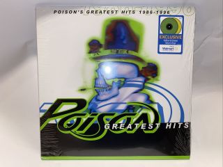 Poison Greatest Hits 2 Lp Green & Yellow Vinyl Walmart Exclusive