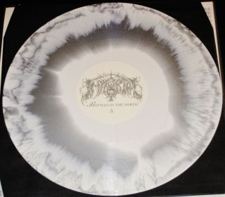 Immortal: Battles In The North LP White,  Silver Vinyl Record 2017 Osmose EU 2