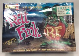 Rare Revell Rat Fink Plastic Model Kit 6199 Ed " Big Daddy " Roth 1990