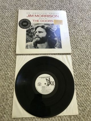 An American Prayer Jim Morrison The Doors Unedited Promo Vinyl Lp Wlp