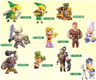Furuta Choco Egg The Legend Of Zelda Spirit Tracks Trading Figure (set Of 11)