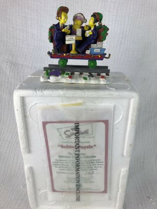 The Simpsons Christmas Express Train " Holiday Payola” Extremely Rare