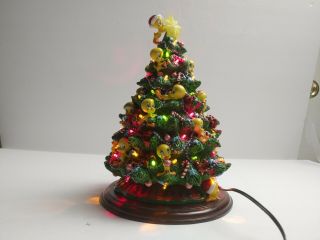 In 508 The Danbury The Tweety Christmas Tree Light Up Looney Tunes Rare